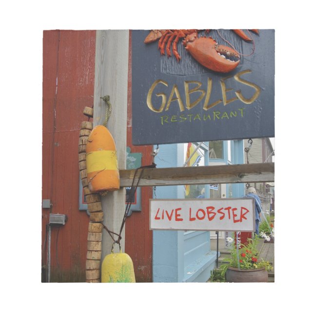 Canada, New Brunswick, St Andrews. Colorful Notepad (Front)