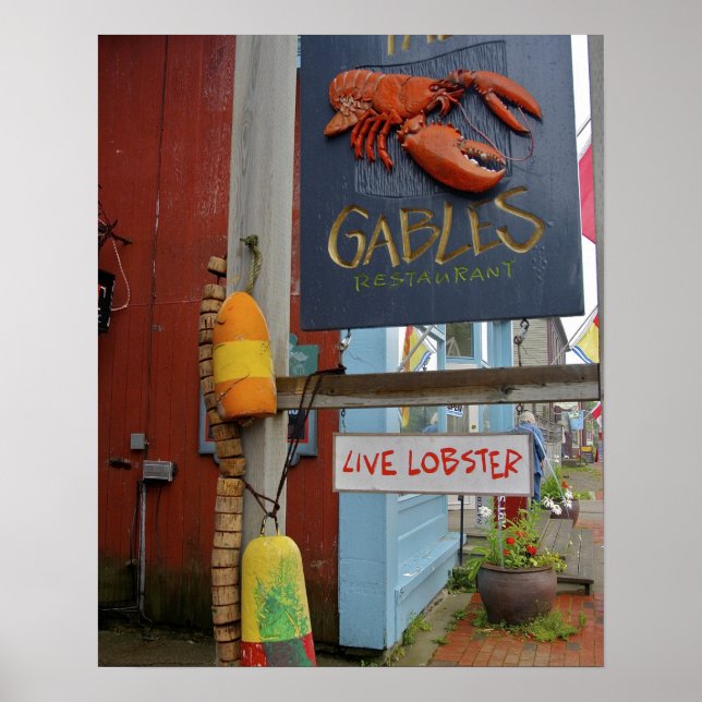 Canada, New Brunswick, St Andrews. Colorful Poster (Front)