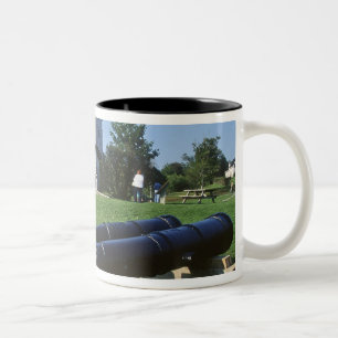 Canada, New Brunswick, St Andrews. St. Andrews Two-Tone Coffee Mug