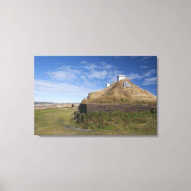Canada, Newfoundland and Labrador, L'Anse Aux 4 Canvas Print (Front)