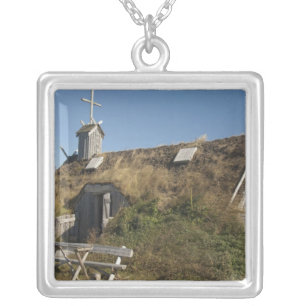 Canada, Newfoundland and Labrador, L'Anse Aux Silver Plated Necklace