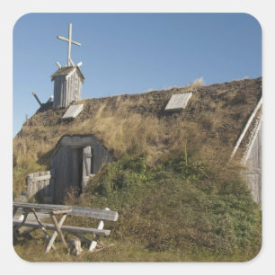 Canada, Newfoundland and Labrador, L'Anse Aux Square Sticker