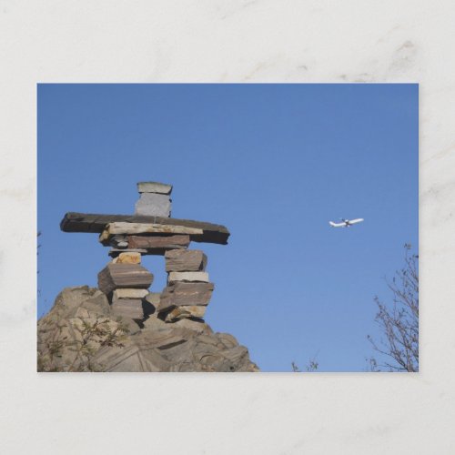 Canada Newfoundland St Johns Inukshuk to Postcard