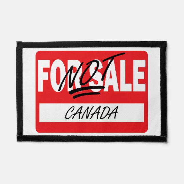 Canada NOT for sale Flag (Front)