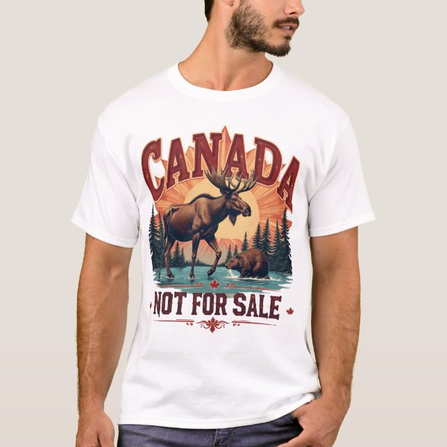 Canada Not For Sale T-Shirt (Front)