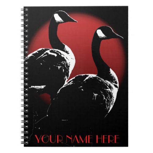 Canada Notebook Custom Canada Goose Notebooks Gift