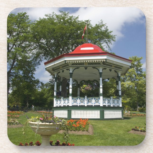 Canada, Nova Scotia, Halifax, Public Gardens. 2 Beverage Coaster (Front)