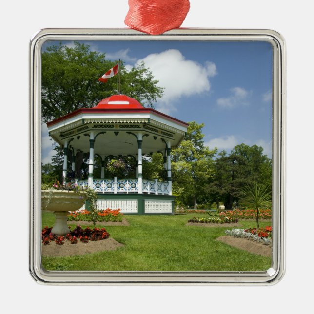 Canada, Nova Scotia, Halifax, Public Gardens. Metal Ornament (Front)