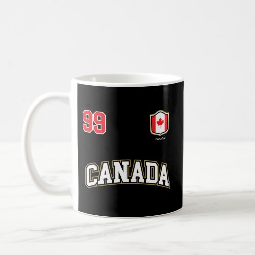 Canada Number 99 Canadian Team Sports Hockey Socce Coffee Mug