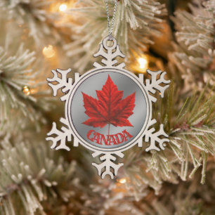 Canada Ornament Maple Leaf Christmas Decoration