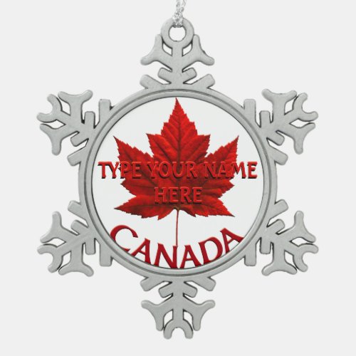Canada Ornament Personalized Canada Souvenir