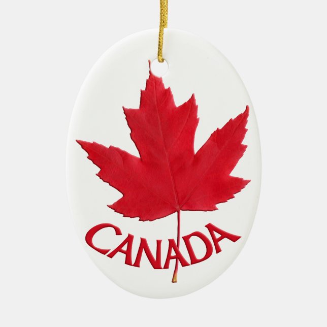 Canada Ornament Souvenir Personalized Canada Gifts (Front)