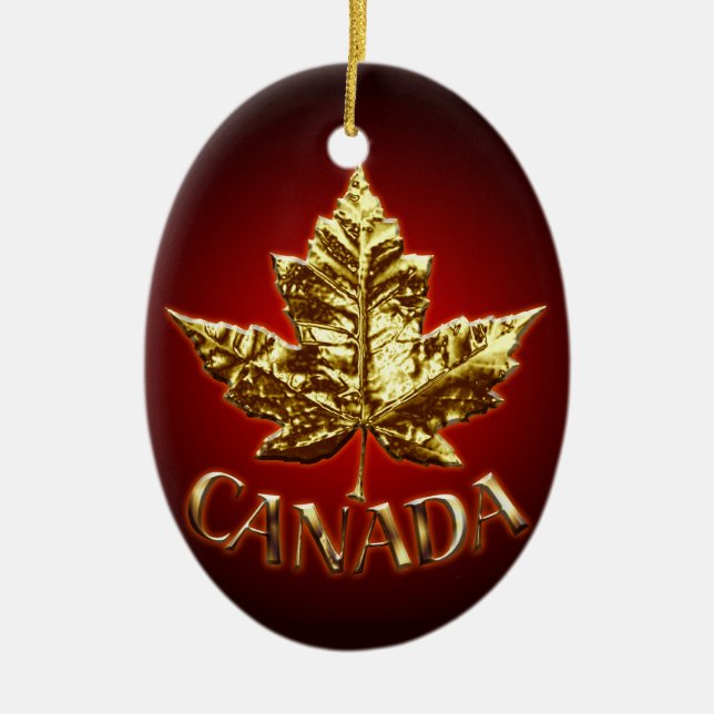 Canada Ornament Souvenir Personalized Canada Gifts (Front)
