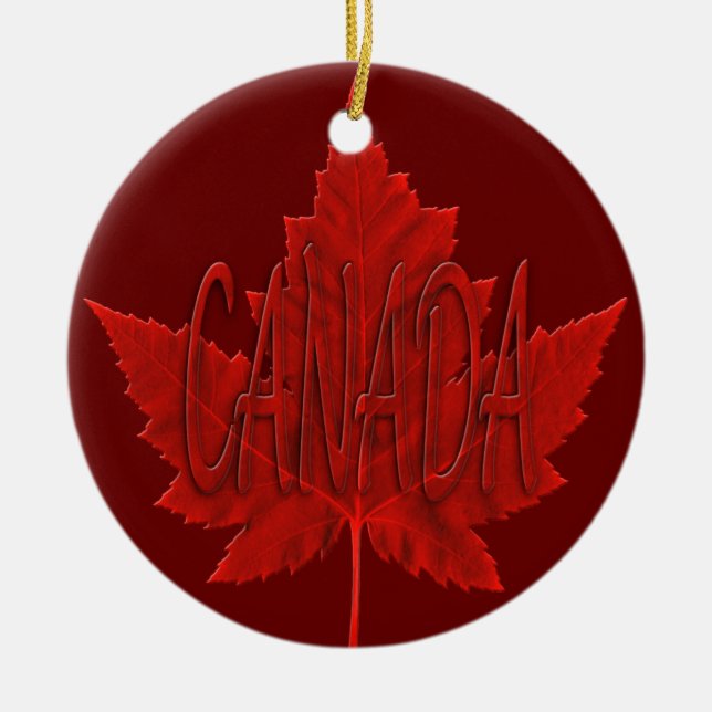 Canada Ornament Souvenir Personalized Canada Gifts (Front)
