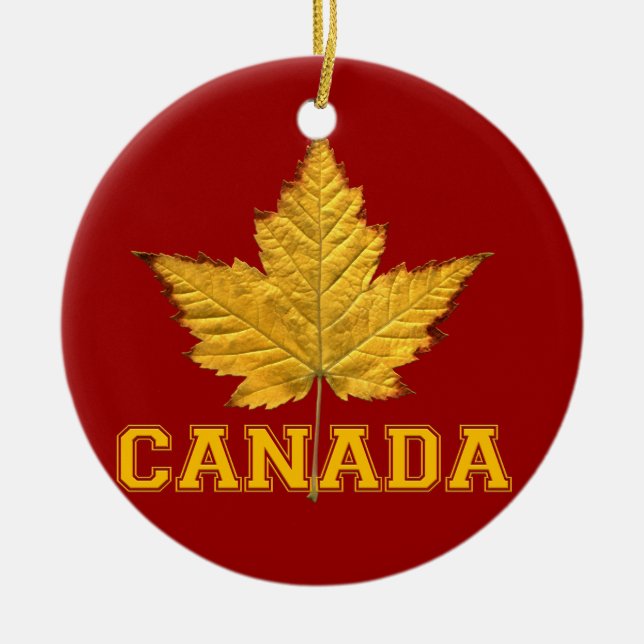 Canada Ornament Souvenir Personalized Canada Gifts (Front)