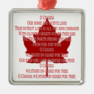 Canada Ornament Souvenirs & Canada Anthem Gifts