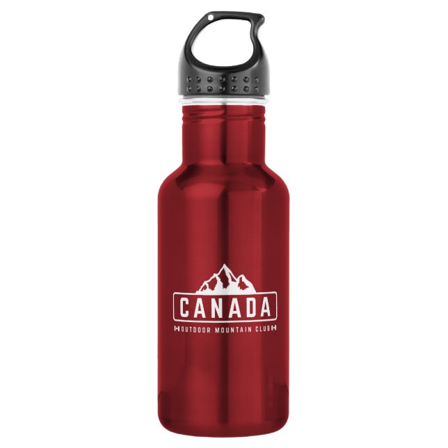 Canada Outdoors  Stainless Steel Water Bottle (Front)