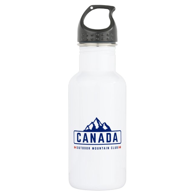 Canada Outdoors  Stainless Steel Water Bottle (Front)