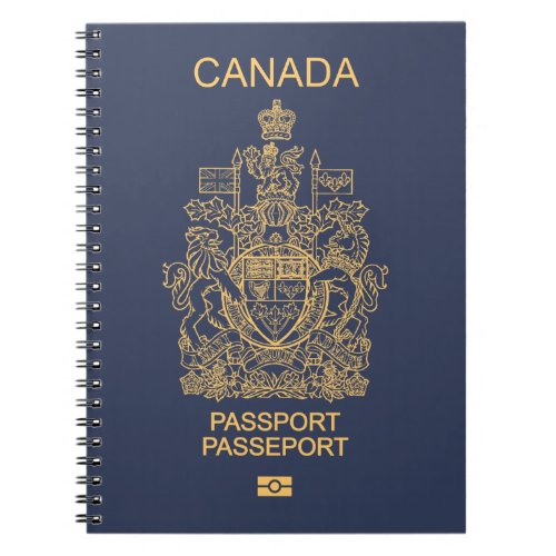 Canada passport  Notebook
