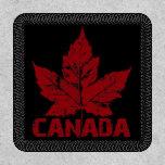 Canada Patch Cool Retro Canada Maple Leaf Patch at Zazzle