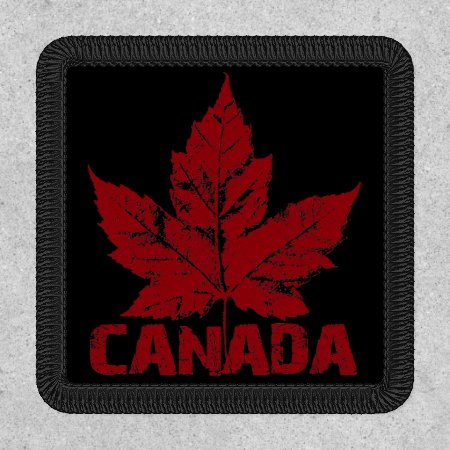 Canada Patch Cool Retro Canada Maple Leaf Patch