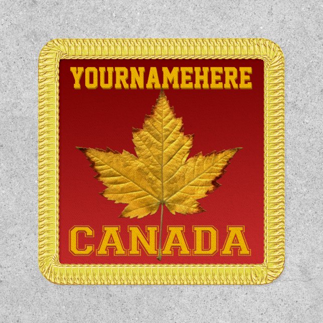 Canada Patch Cool Sporty Canada Maple Leaf Patch (Front)