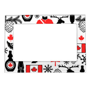 Canada Pattern Magnetic Frame