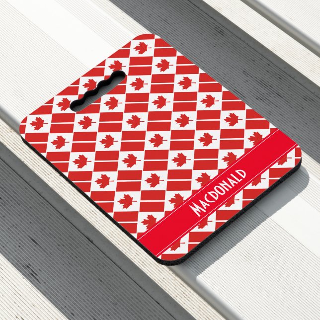 CANADA Personalized Prayer Kneel Stadium Seat Cushion (In Situ)