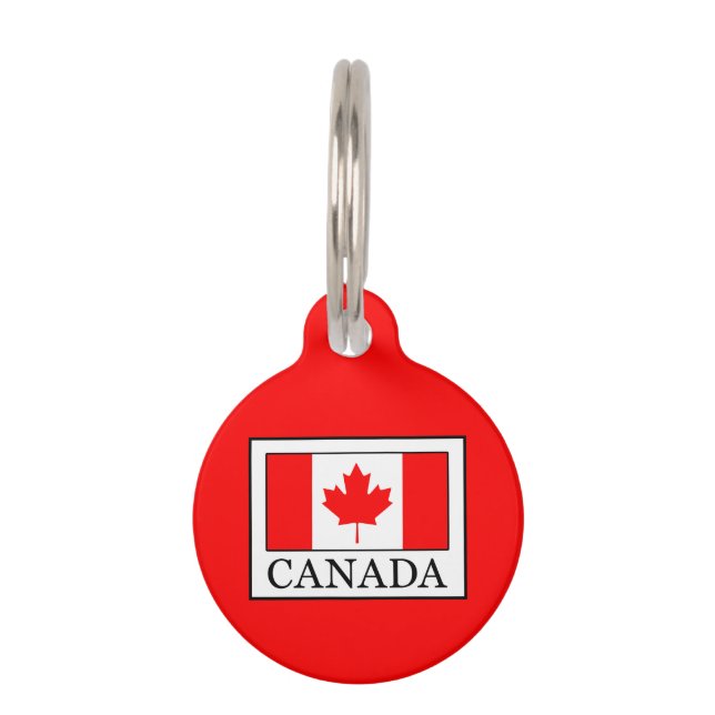 Canada Pet Name Tag (Front)