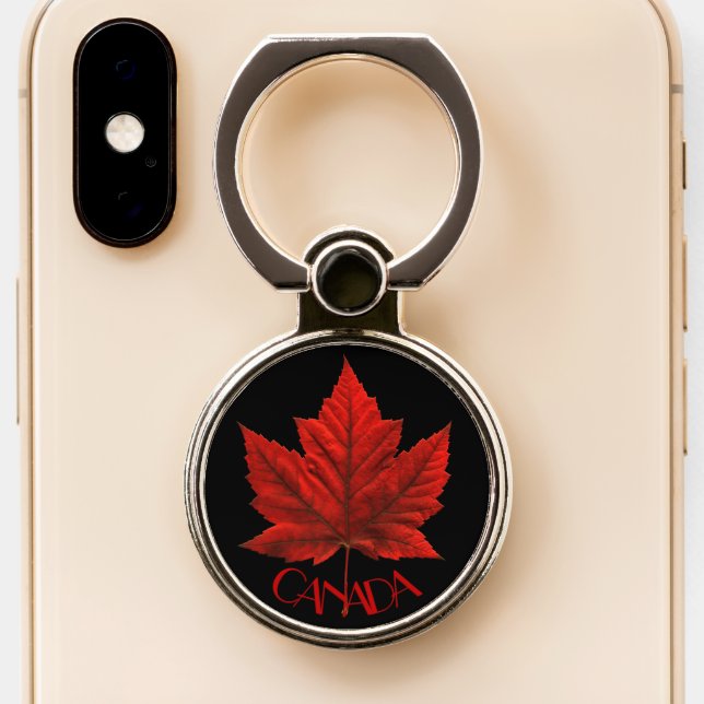 Canada Phone Ring Holder & Stand Personalized (Close Up)