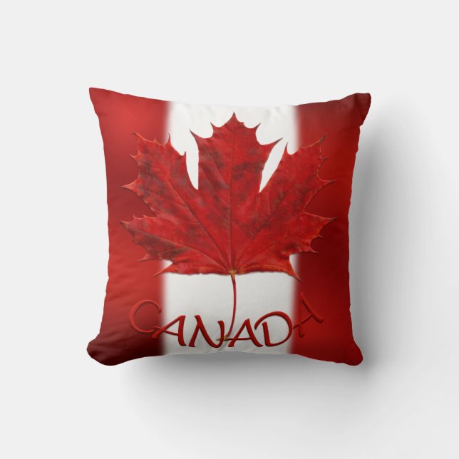Canada Pillow Canadian Flag Souvenir Pillow (Front)