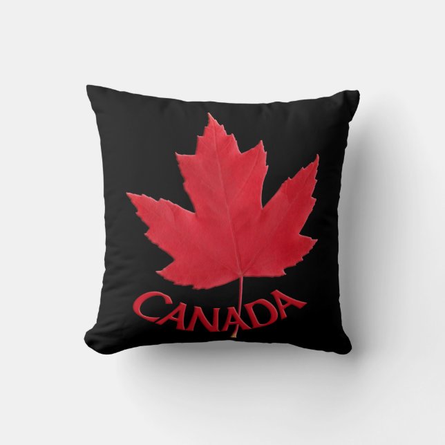 Canada Pillow Classic Canadian Souvenir Pillow (Front)