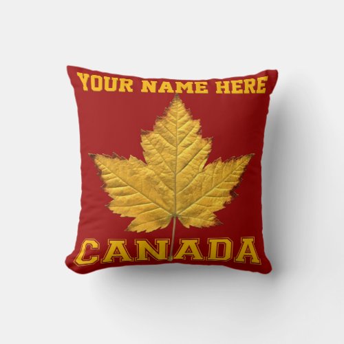 Canada Pillow Gold Canada Team Souvenir Pillow