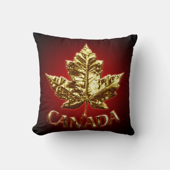 Canada Pillow Gold Canada Team Souvenir Pillow (Front)