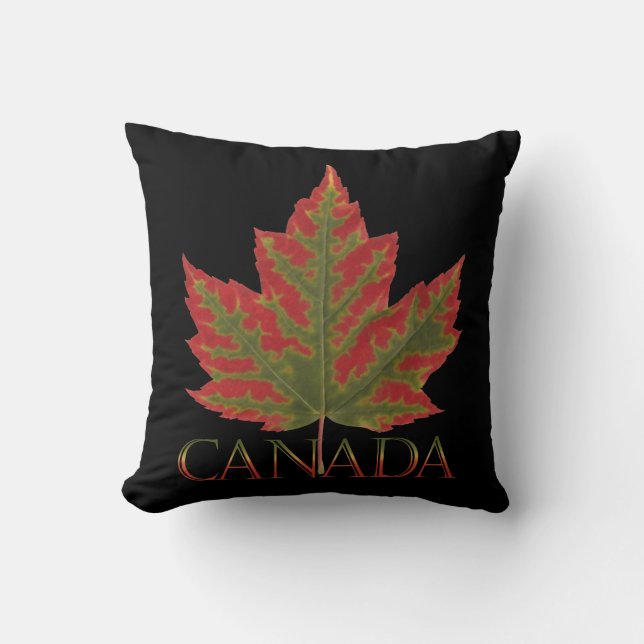 Canada Pillow Personalize Canada Maple Leaf Pillow (Front)