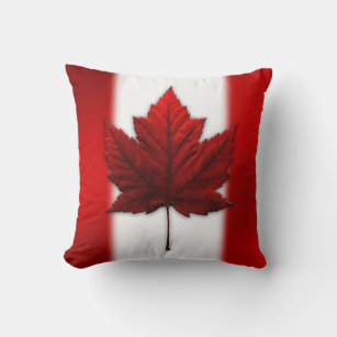 Canada Pillow Personalized Canadian Flag Pillow