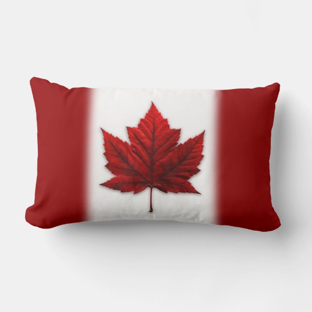 Canada Pillow Personalized Canadian Flag Pillow (Front)