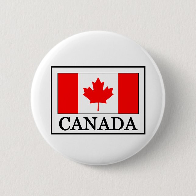Canada Pinback Button (Front)
