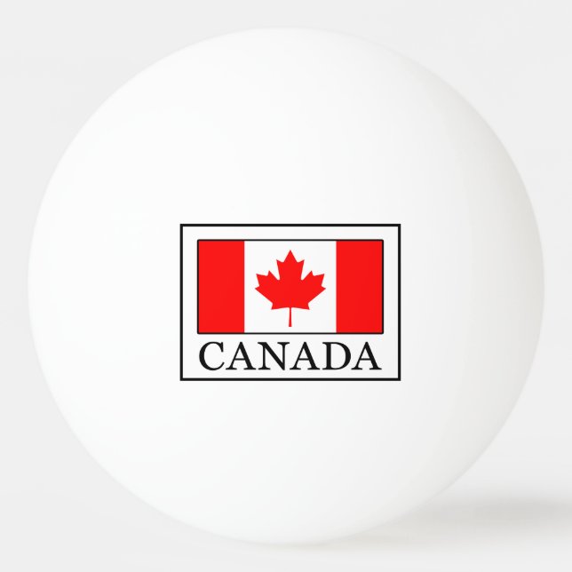 Canada Ping-Pong Ball (Front)