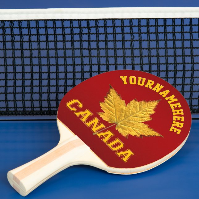 Canada Ping Pong Paddle Varsity Canada Personalize (Insitu)
