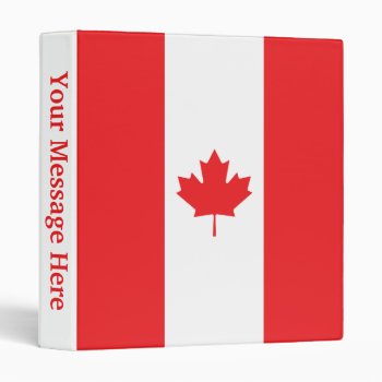 Canada Plain Flag Binder by representshop at Zazzle