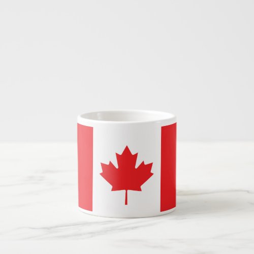 Canada Plain Flag Espresso Cup