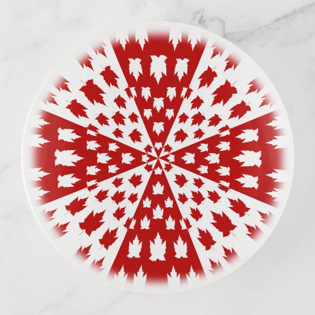 Canada Plate Canada Maple Leaf Tray (Front)