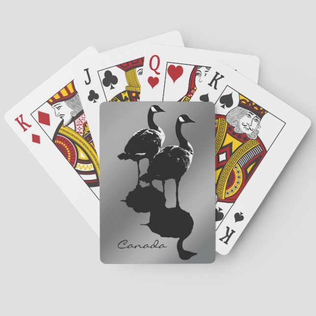 Canada Playing Cards Canada Goose Custom Cards (Back)