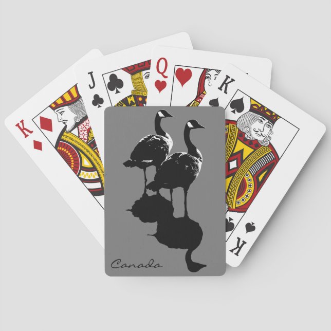 Canada Playing Cards Canada Goose Custom Cards (Back)