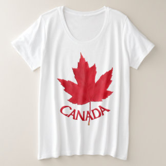 Canada Plus Size T-shirts Women's Canada Tops