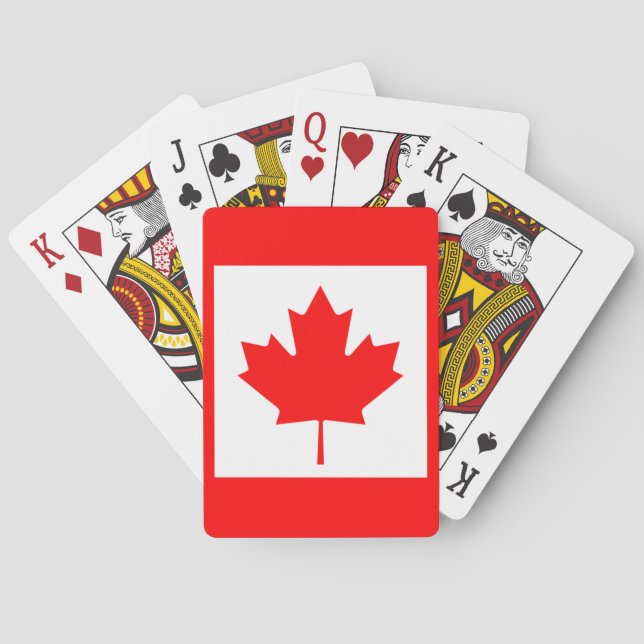 canada poker cards (Back)