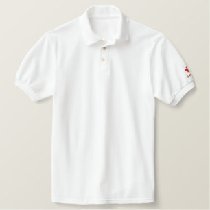 Canada Polo Shirt - Red Canadian Maple