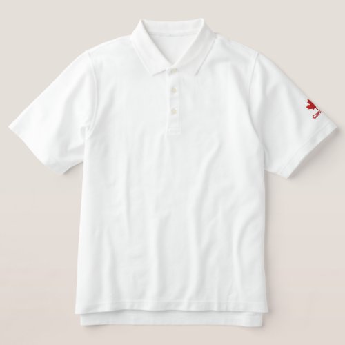 Canada Polo Shirt _ Red Canadian Maple