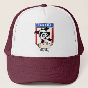 Canada Pommel Horse Panda Trucker Hat by cuteunion at Zazzle